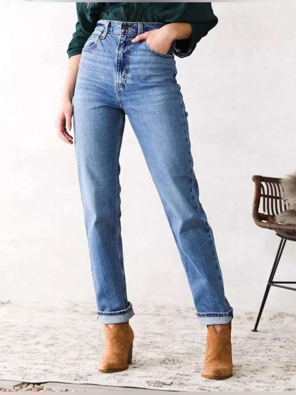 Levi's 70s High Slim Straight 25 X 29 Medium Blue